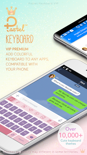 Pastel Keyboard Theme Color - VIP Premium Screenshot 0