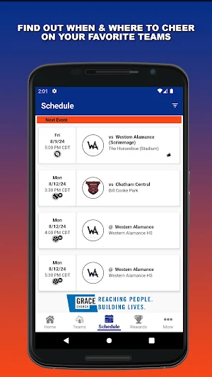 Southeast Alamance Athletics Screenshot 1