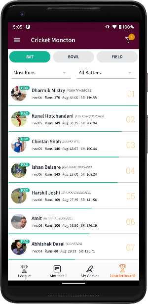 Cricket Moncton Screenshot 3