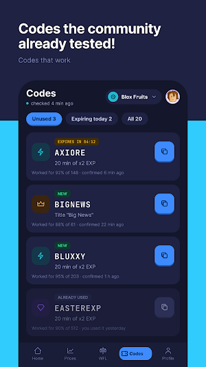 Cubix: values and codes Screenshot 2