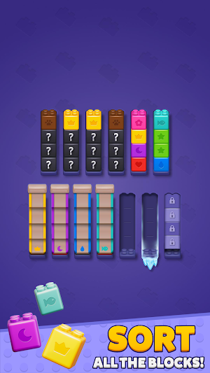 Colorful Sort - Block Puzzle Screenshot 2