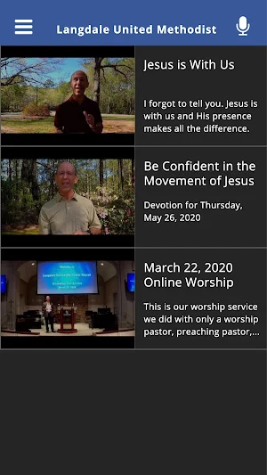 Langdale United Methodist Screenshot 2