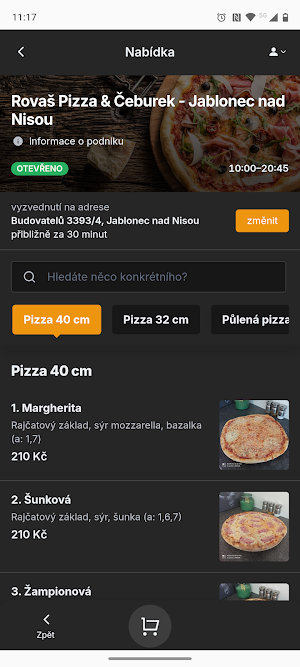 Rovaš Pizza & Čeburek Screenshot 2