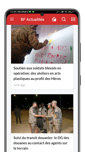 BurkinaFaso Actualités Screenshot 0