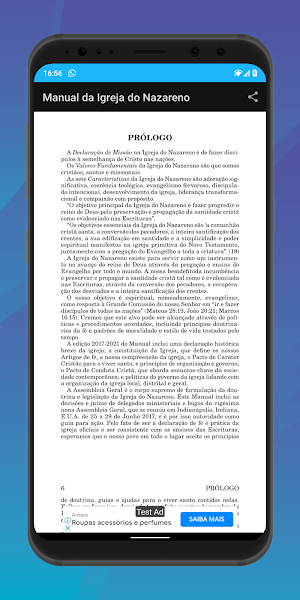 Manual da Igreja do Nazareno Screenshot 2