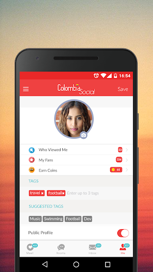 Colombia Social - Free Match & Chat for Colombians Screenshot 2