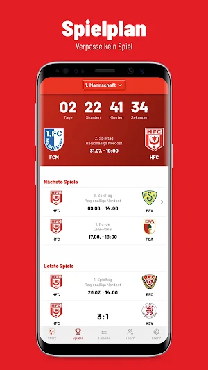 Chemie Halle Fanapp Screenshot 3