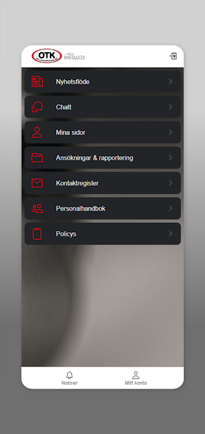 OTK Klimatinstallationer Screenshot 0