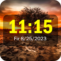 Digital Clock Wallpaper