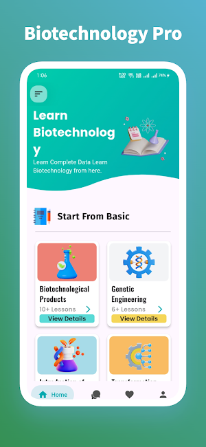 Learn Biotechnology Pro Screenshot 0