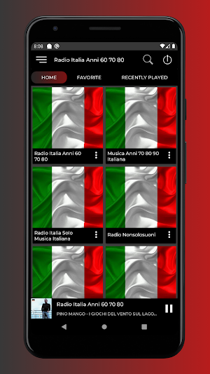 Radio Italia Anni 60 70 80 App Screenshot 0