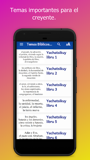 Bible studies Margos-Yarowilca-Lauricocha Quechua Screenshot 2