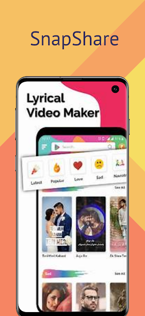 SnapShare : Effect Video Maker Screenshot 1