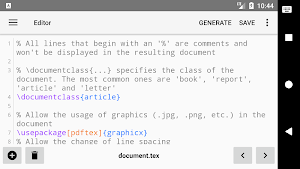 VerbTeX LaTeX Editor Screenshot 2