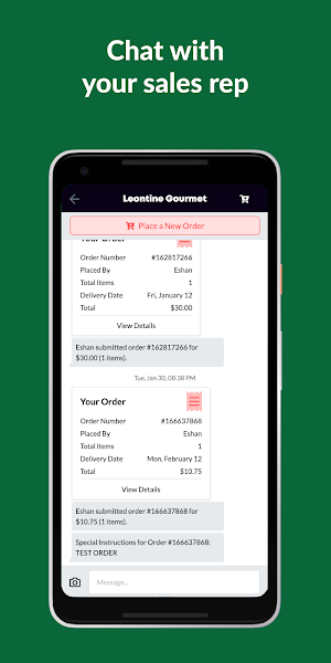 Leontine Gourmet Foods Screenshot 3