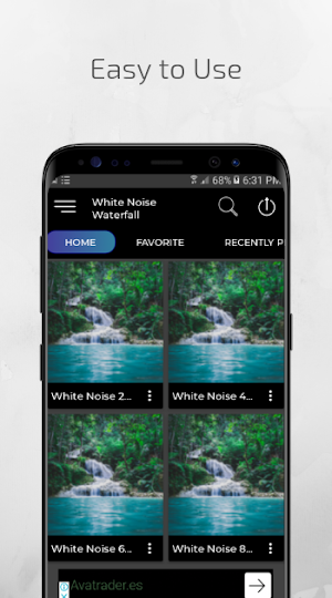 White Noise Waterfall Screenshot 1