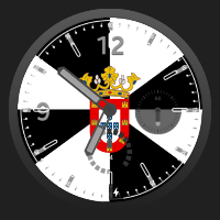 Esfera bandera de Ceuta