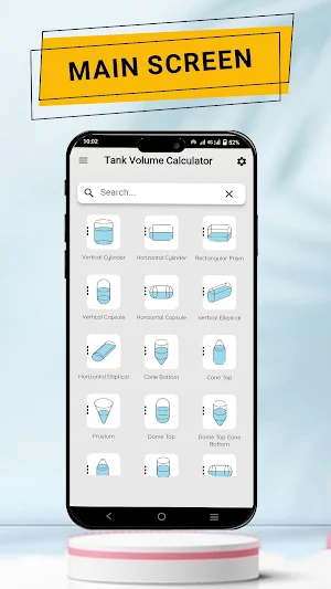 Tank Volume Calculator Screenshot 0
