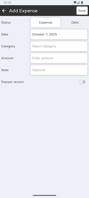 Monetaria - Income and Expense Screenshot 2