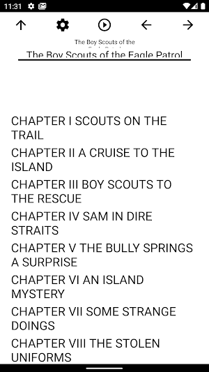 Book, The Boy Scouts of the Ea Screenshot 0