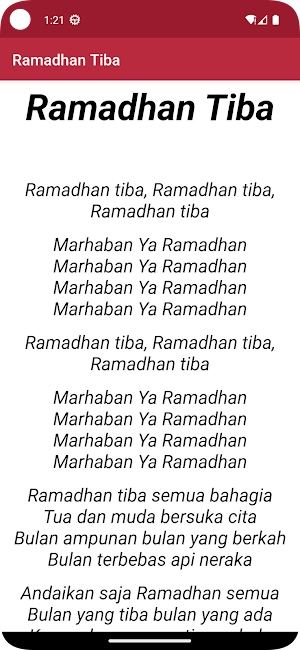 Lirik Lagu Religi dan Sholawat Screenshot 2