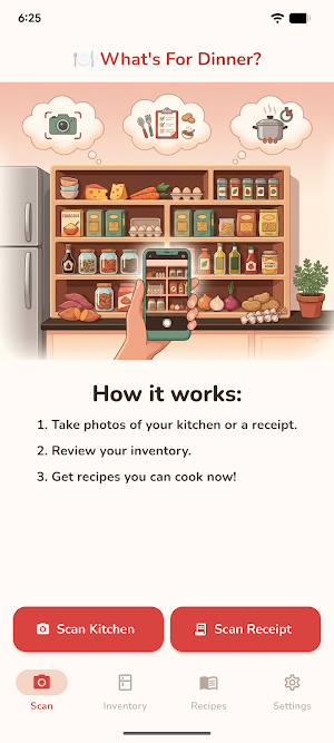 What's For Dinner? AI Recipes Screenshot 0