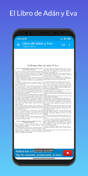 Libro de Adan y Eva en español Screenshot 0