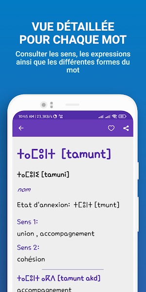Dictionnaire Français Amazigh Screenshot 3