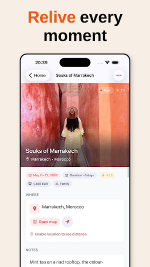 Travel Tracker - Travelbook Screenshot 1