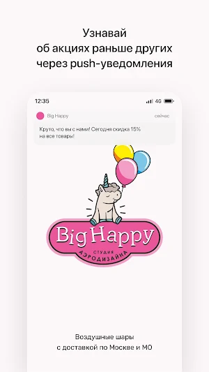 Big Happy | Доставка шаров Screenshot 0