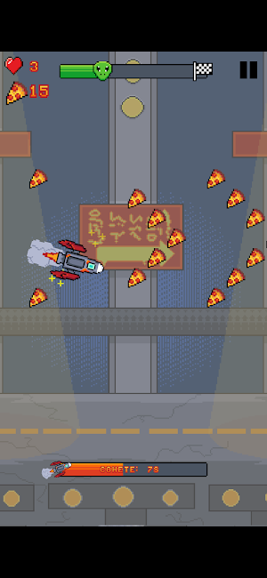 Jetpack Pizza Alíen Screenshot 0