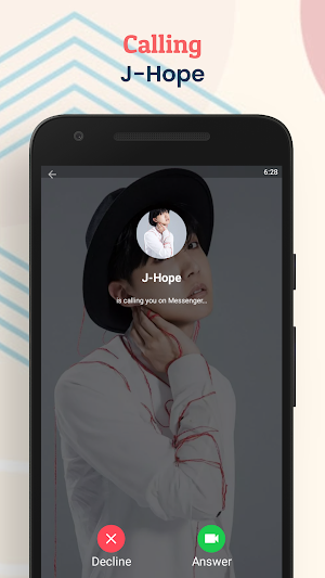 J-Hope Fake Chat & Call Screenshot 2