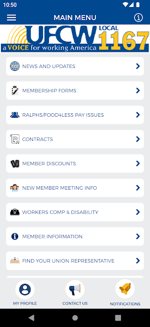 UFCW 1167 Screenshot 2