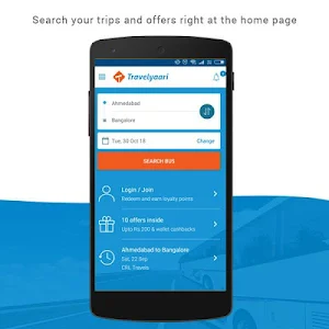 Travelyaari - Book Bus Tickets Online Screenshot 1