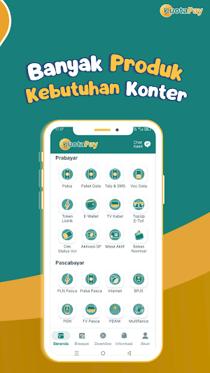 KuotaPay - Pulsa & PPOB Screenshot 2