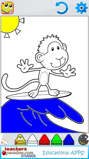 Kid Painting Coloring Art Game Screenshot 2