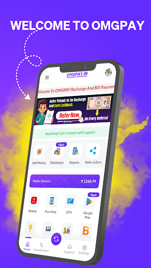 OMG PAY - Recharge & Bill Pay Screenshot 1