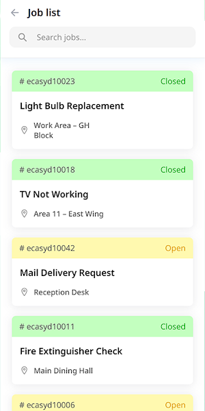 PCS Fault Report Hub Screenshot 1