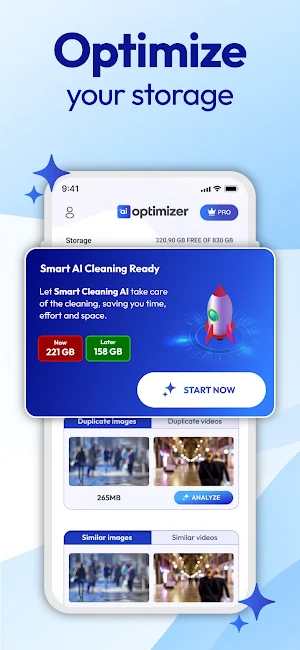 AI Optimizer: Storage Cleaner Screenshot 2