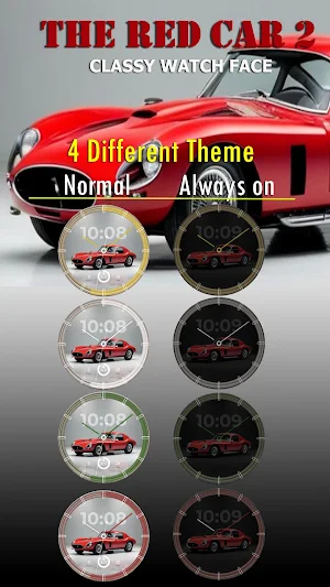 Red Car 2 - Watch Face Screenshot 3