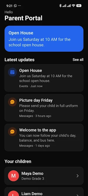 Collège des Apôtres - Parents Screenshot 1