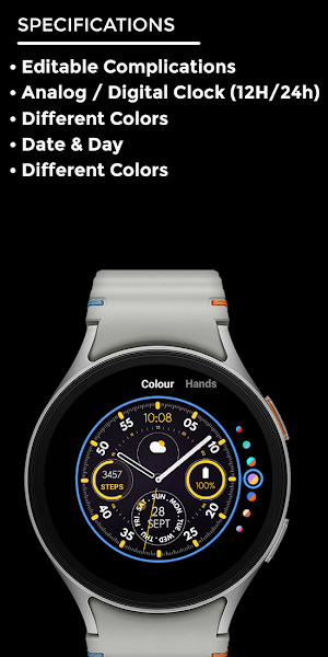 Nighty Analog 20 - watch face Screenshot 3