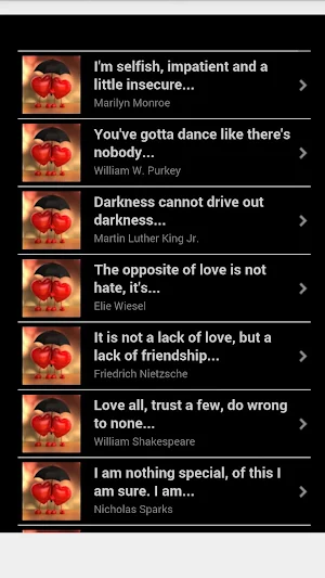 Famous Quotes Offline Screenshot 2