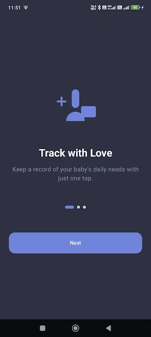 Baby Last Action Tracker Screenshot 0