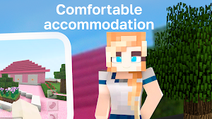 Pink House with Furniture Mod Screenshot 3