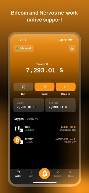 Bitcoin Light - Crypto Wallet Screenshot 3