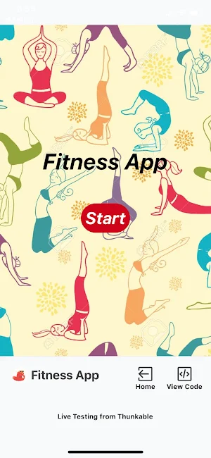 Fitness App Screenshot 2