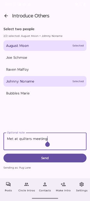 SocialCircle Screenshot 3