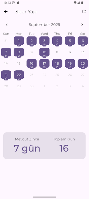 Monoton - Alışkanlık Takibi Screenshot 1