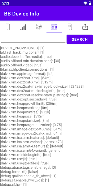 Bluebird DeviceInfo Screenshot 3